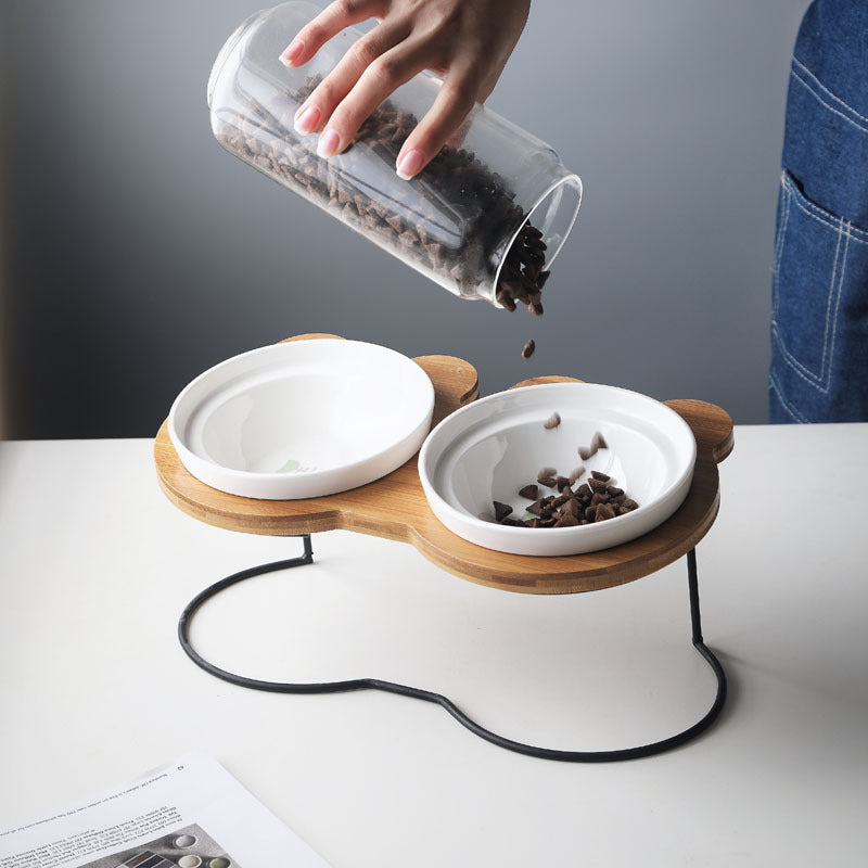 Ergonomic Spine Protection Pet Feeder