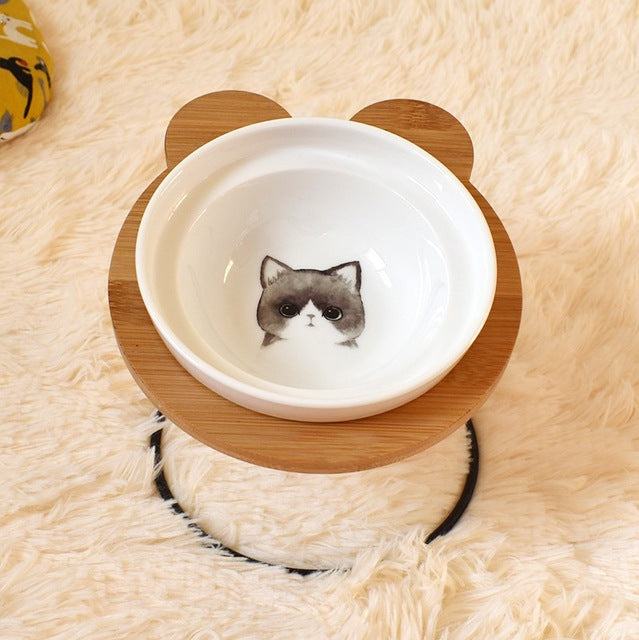 Ergonomic Spine Protection Pet Feeder