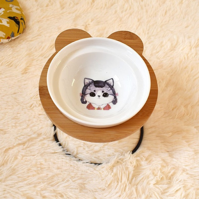 Ergonomic Spine Protection Pet Feeder