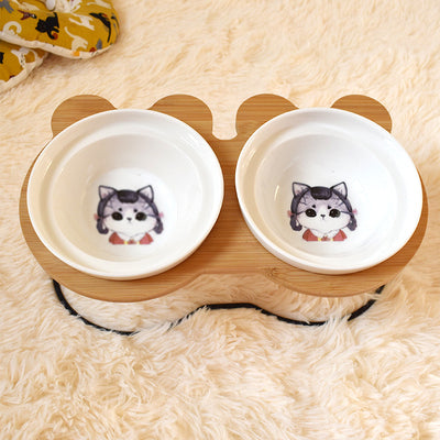 Ergonomic Spine Protection Pet Feeder